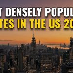 8 Most Densely Populated US States 2024